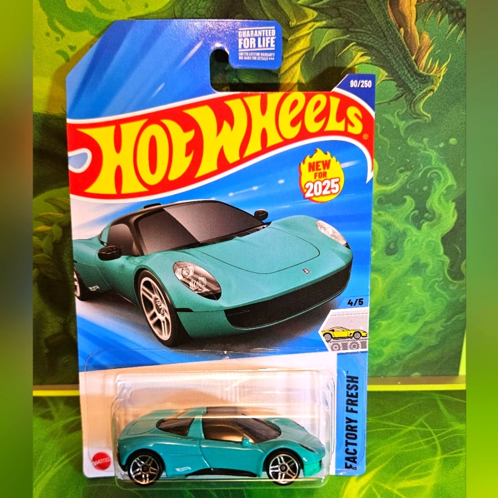 HotWheels Gordon Murry T.33 Factory Fresh Teal Car